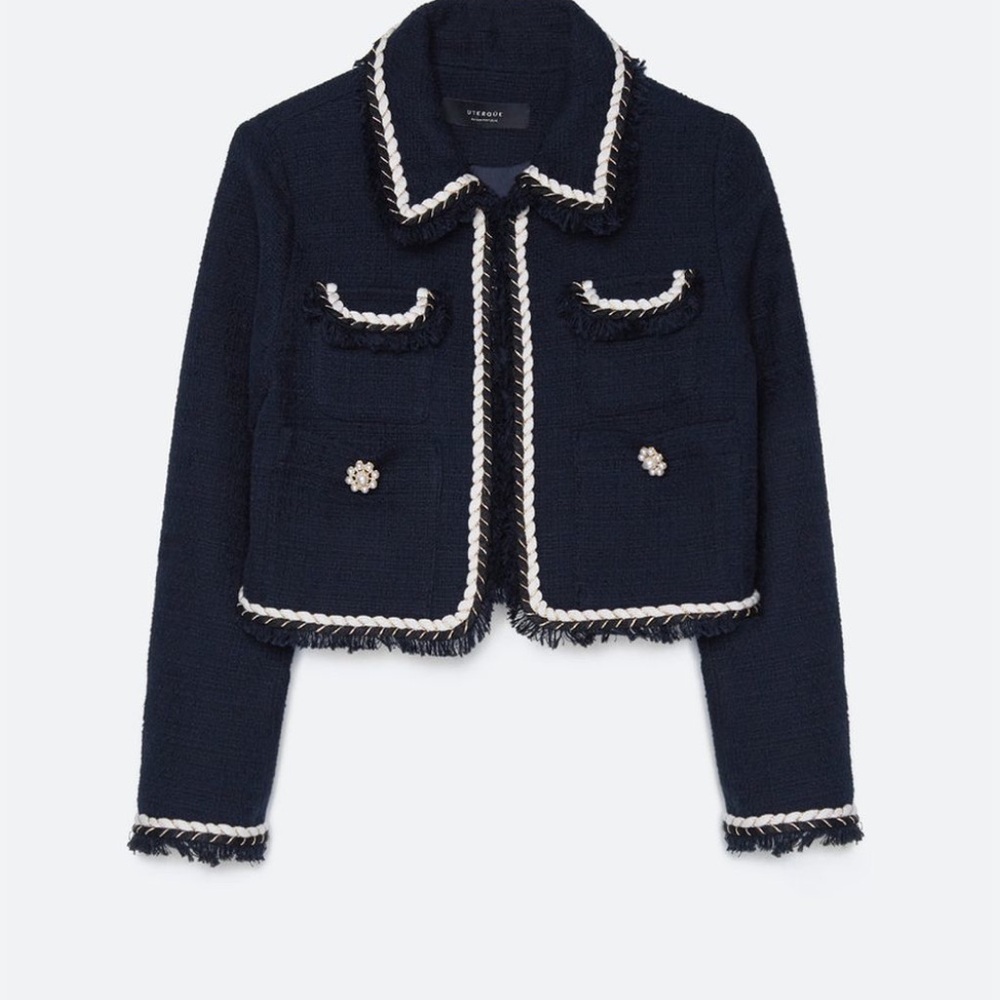 Uterque tweed jacket size M